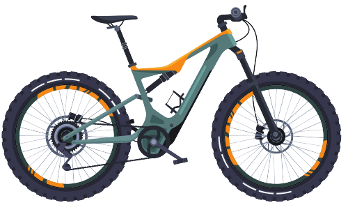 Fat Bike Vector Image - District Bicycle Co.